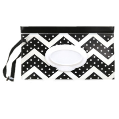 Etui na nawilżane chusteczki Czarno-białe / Bocioland