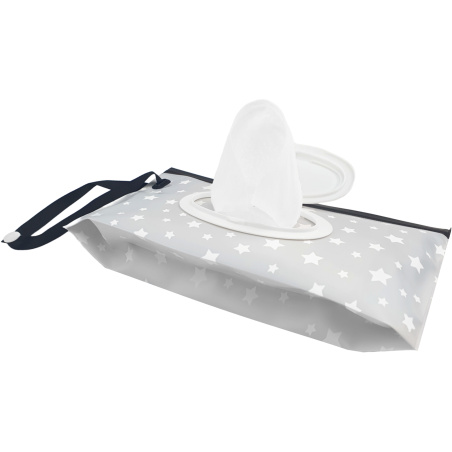 Etui na nawilżane chusteczki Szare / Bocioland