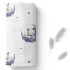 Pieluszka bambusowa 40x40 cm Liski / Bocioland