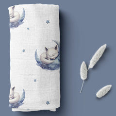 Pieluszka bambusowa 40x40 cm Liski / Bocioland