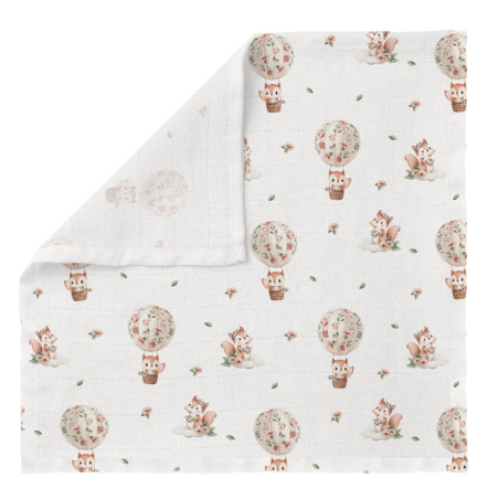 Pieluszka bambusowa 40x40 cm Wiewiórki / Bocioland