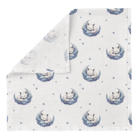 Pieluszka bambusowa 75x75 cm Liski / Bocioland