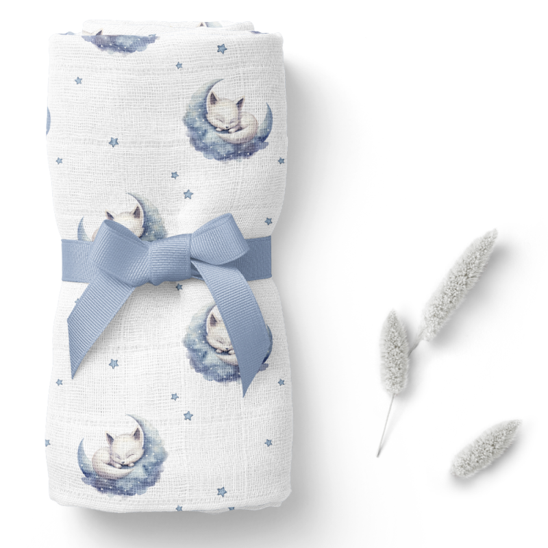 Pieluszka bambusowa 110x110 cm Liski / Bocioland Pieluszka bambusowa 110x110 cm Liski / Bocioland