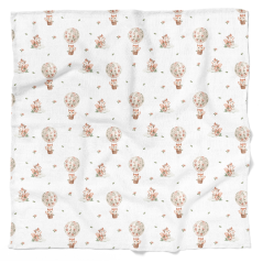 Pieluszka bambusowa 110x110 cm Wiewiórki / Bocioland