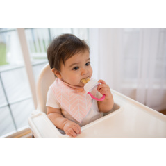 Gryzak silikonowy do podawania pokarmu Różowy / Dr. Brown's