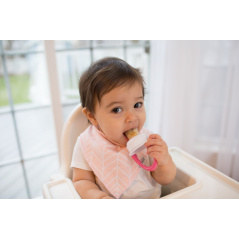 Gryzak silikonowy do podawania pokarmu Różowy / Dr. Brown's