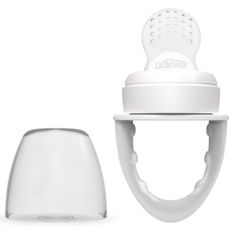 Gryzak silikonowy do podawania pokarmu Szary / Dr. Brown's