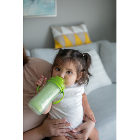 Butelka termiczna ze słomką 300 ml Zielona / Dr. Brown's