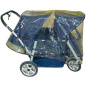 Folia przeciwdeszczowa do wózka 4 osobowego Helena / Muller Folia przeciwdeszczowa do wózka 4 osobowego Helena / Muller