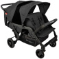 Wózek spacerowy do żłobka Lidoo Lite Black 4-osobowy / Familidoo