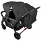 Wózek spacerowy do żłobka Lidoo Lite Black 4-osobowy / Familidoo