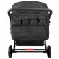 Wózek spacerowy do żłobka Lidoo Lite Black 4-osobowy / Familidoo
