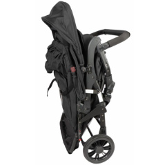 Wózek spacerowy do żłobka Lidoo Lite Black 4-osobowy / Familidoo