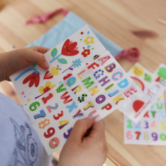 Zestaw kreatywny magiczna torebka + naklejki 109 el. x 1 szt. / Woopie