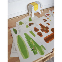 Zrób to sam Kreatywny zestaw origami 3D Zoo / Woopie