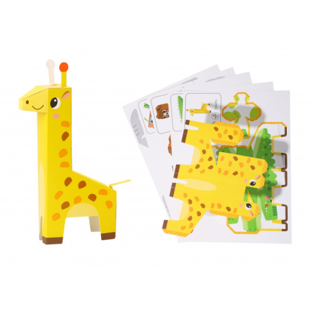 Zrób to sam Kreatywny zestaw origami 3D Zoo / Woopie