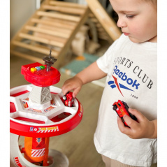 Garaż spiralny strażacki z 3 autkami / Woopie