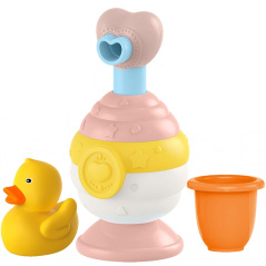 Dozownik mydła różowa Kaczuszka + zabawki / Woopie
