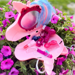 Mini toaletka Jednorożec z akcesoriami / Woopie