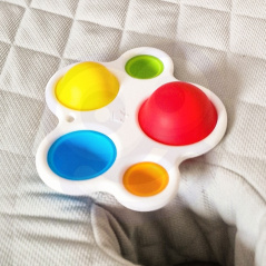 Kolorowa bąbelkowa zabawa Pop-It / Woopie