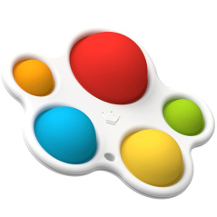 Kolorowa bąbelkowa zabawa Pop-It / Woopie