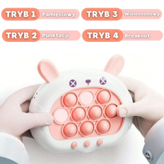 Interaktywna gra zręcznościowa Pop-It Króliczek / Woopie