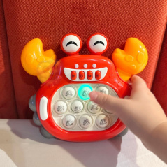 Interaktywna gra zręcznościowa Pop-It Krab / Woopie