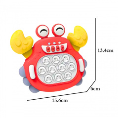 Interaktywna gra zręcznościowa Pop-It Krab / Woopie