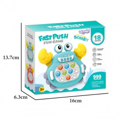 Interaktywna gra zręcznościowa Pop-It Krab / Woopie