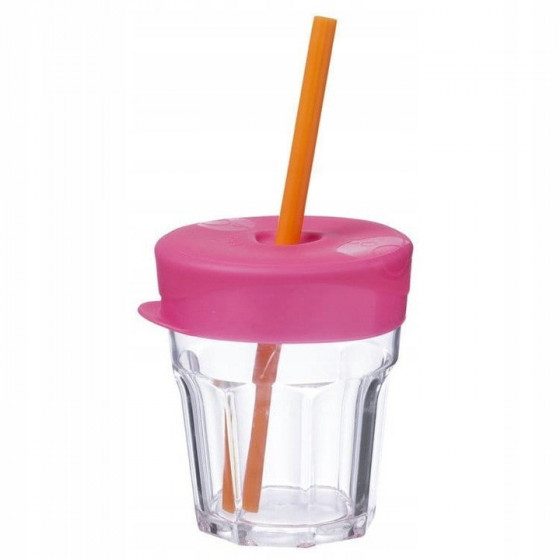 Nak艂adki silikonowe na szklank臋 Strawberry shake / B.box