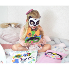 Zestaw kreatywny zrób to sam Filcowe maski / Woopie