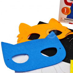 Zestaw kreatywny zrób to sam Filcowe maski / Woopie