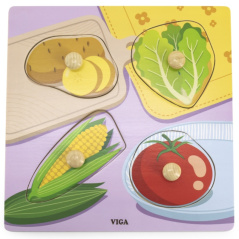 Układanka z pinezkami Warzywa / Viga