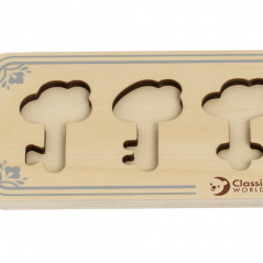 Układanka dopasuj klucze i zamki / Classic world