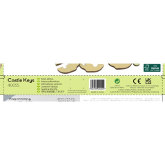 Układanka dopasuj klucze i zamki / Classic world