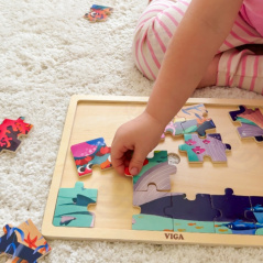 Puzzle sekrety morza 24 el. / Viga