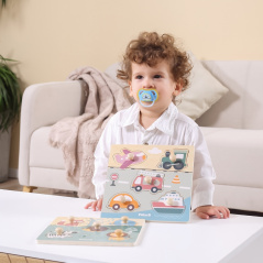 Układanka z pinezkami Zwierzątka 5 el. / Viga