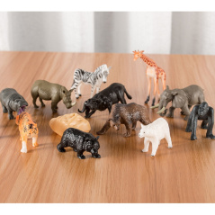 Zestaw figurek dzikich zwierząt 16 el. / Woopie