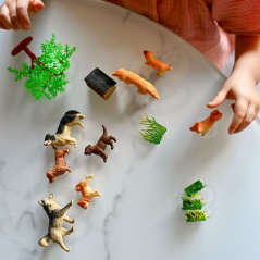 Zestaw figurek piesków 16 el. / Woopie