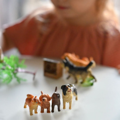 Zestaw figurek piesków 16 el. / Woopie