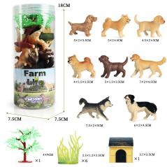 Zestaw figurek piesków 16 el. / Woopie