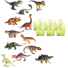 Zestaw figurek dinozaurów 18 el. / Woopie