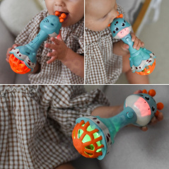 Muzyczna grzechotka sensoryczna Żyrafka 1 szt. / Woopie