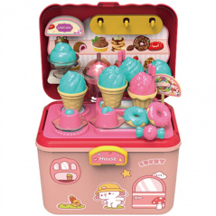 Lody i słodkości w walizce z akcesoriami / Woopie