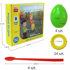 Gra zręcznościowa Balansujące jajka / Woopie
