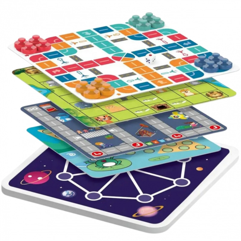 Zestaw 10 gier planszowych / Woopie