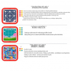Zestaw 10 gier planszowych / Woopie