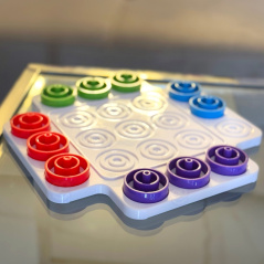 Gra logiczna Kółko i krzyżyk IQ / Woopie