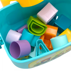 Sorter literki i kształty w walizce / Woopie