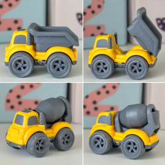 Zestaw 3 pojazdów budowlanych / Woopie